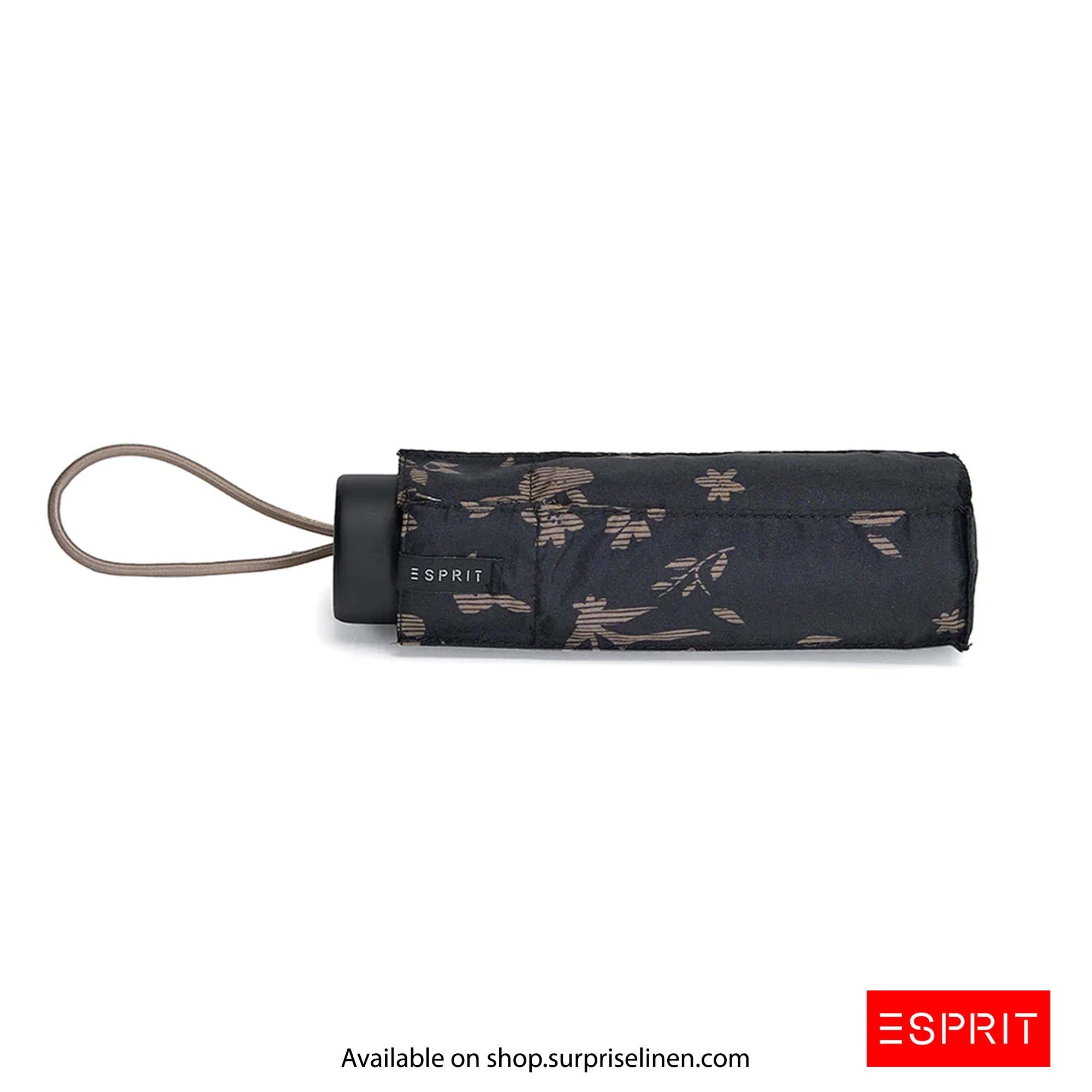 Esprit - Abstract Collection Petito Umbrella (Black Flower)