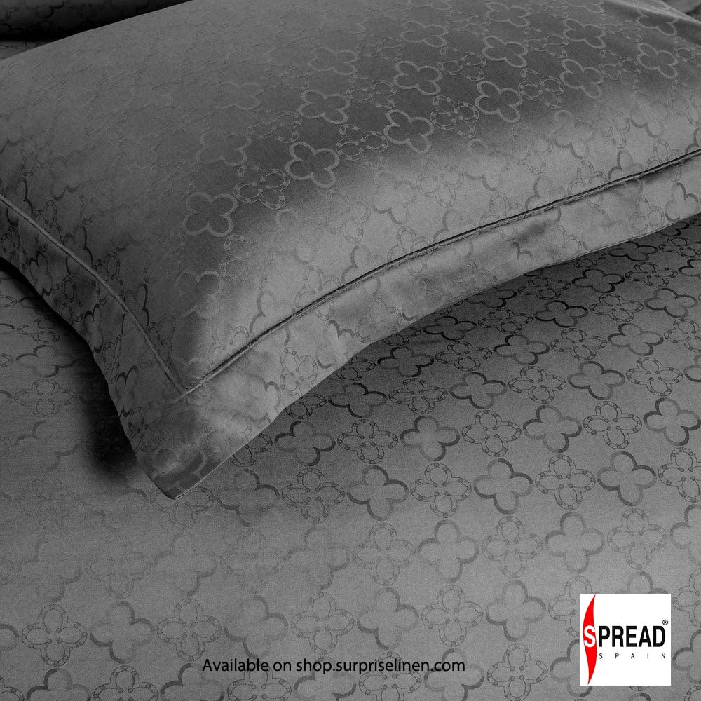 Spread Spain - Italian Jacquard Collection 750 Thread Count Bed Sheet Set (Slate)