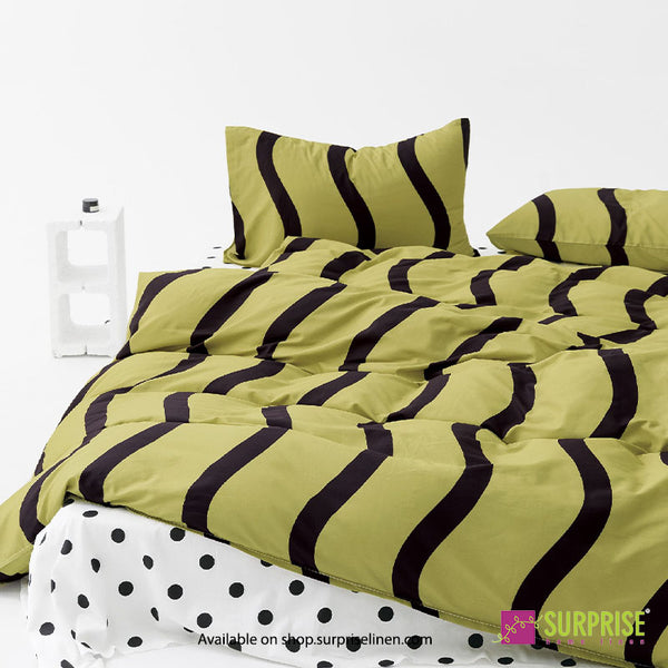 Luxury Edit by Surprise Home - Maison Collection 300TC Pure Cotton 3 Pcs Super King Size Bedsheet Set (Olive)