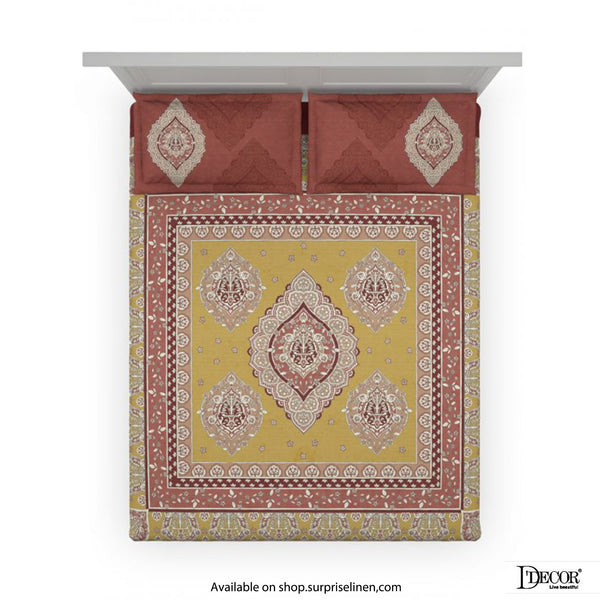 D'Decor - Souvenir Collection 100% Cotton 3 Pcs Bedsheet Set (Grandiose)
