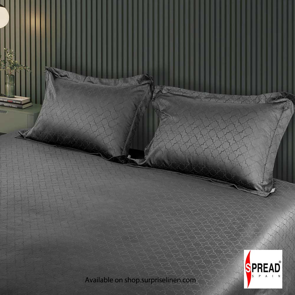 Spread Spain - Italian Jacquard Collection 750 Thread Count Bed Sheet Set (Slate)