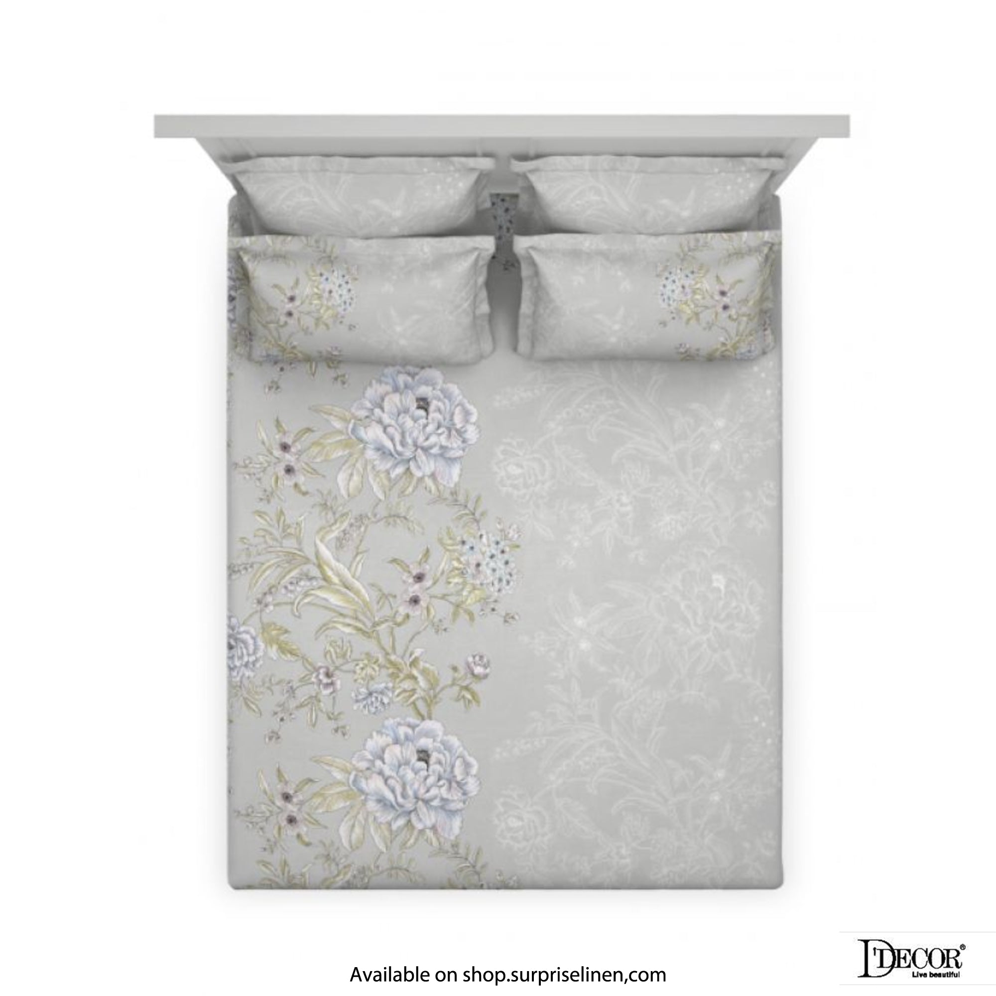 D'Decor- Premier Collection 100% Cotton Nova King Size Bed Sheet Set