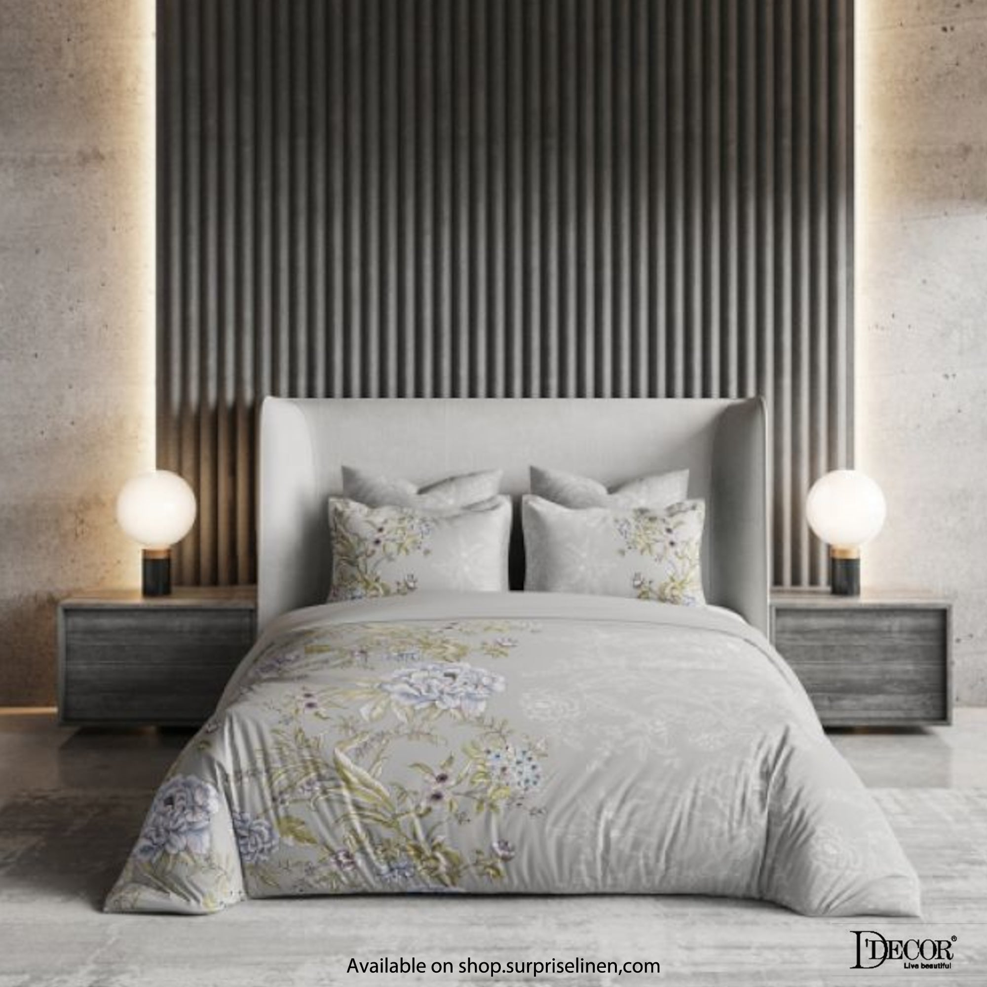D'Decor- Premier Collection 100% Cotton Nova King Size Bed Sheet Set