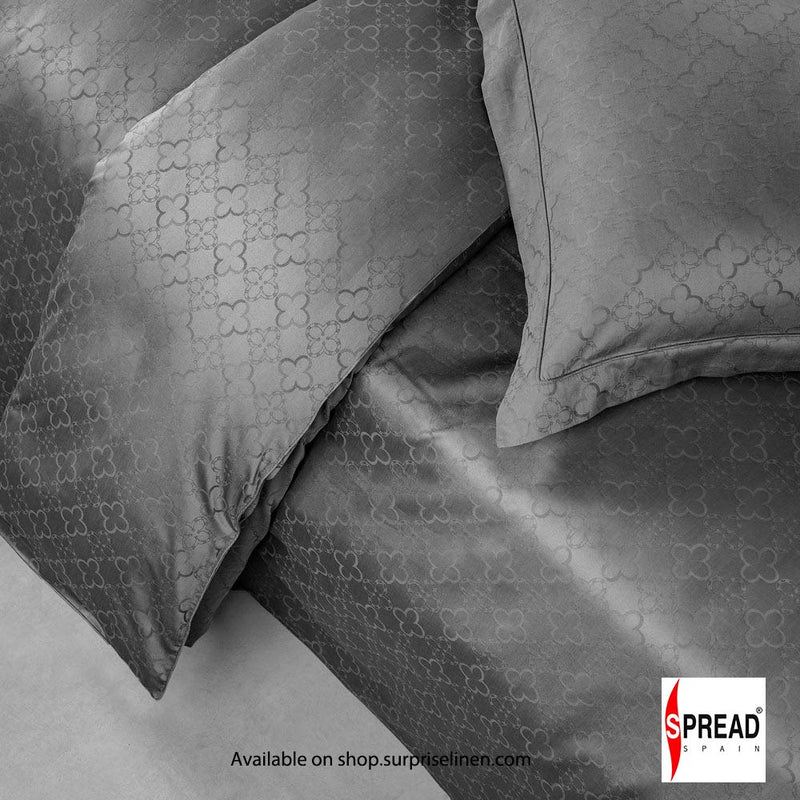 Spread Home - Italian Jacquard 750 Thread Count Bed Sheet Set (Slate)
