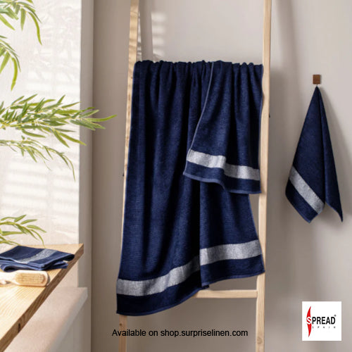 Spread Spain - Lightweight Luxury with Superior Absorbency The Bamboo Bath Towel (Navy)