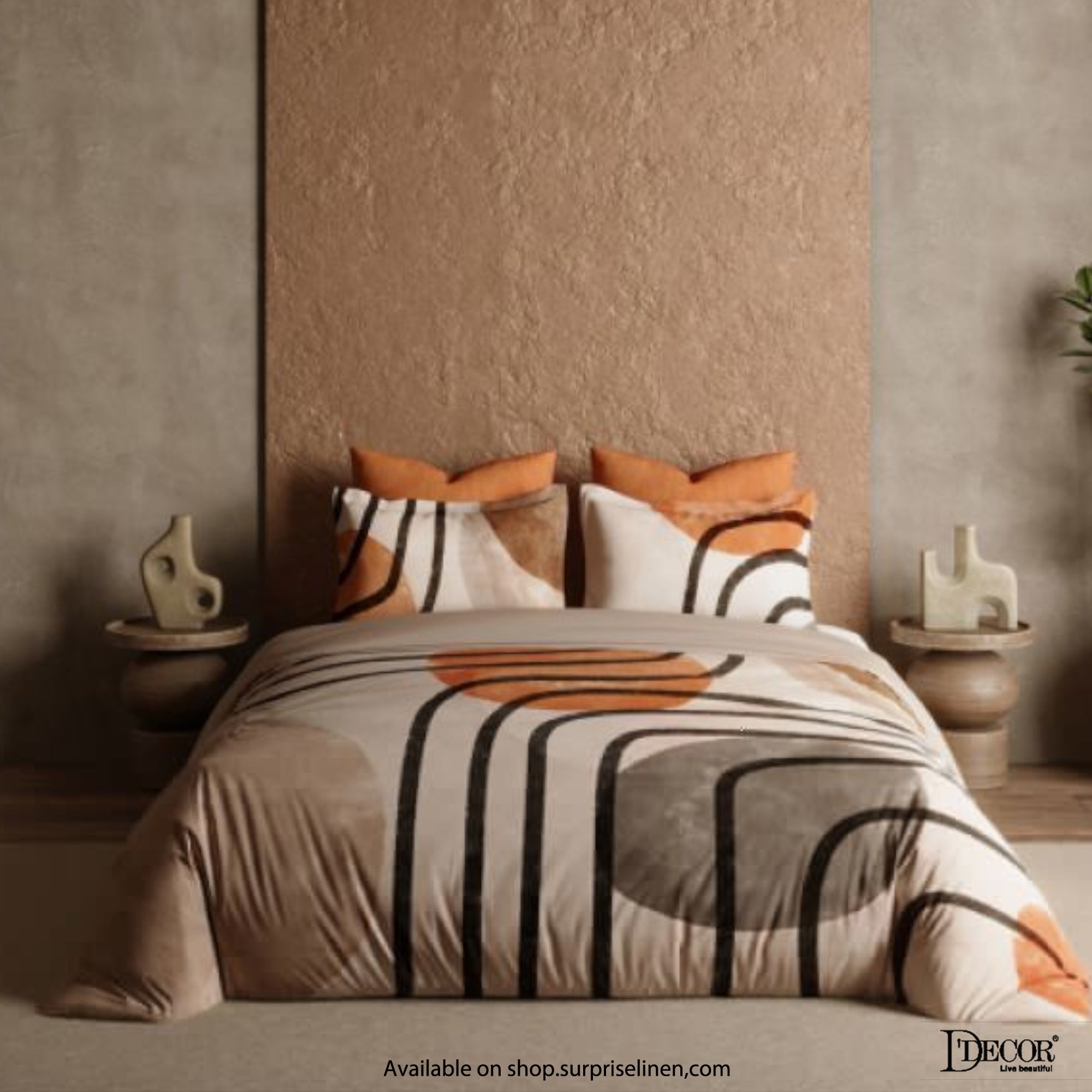 D'Decor - African Vibes Collection 100% Cotton Primo King Size Bed Sheet Set