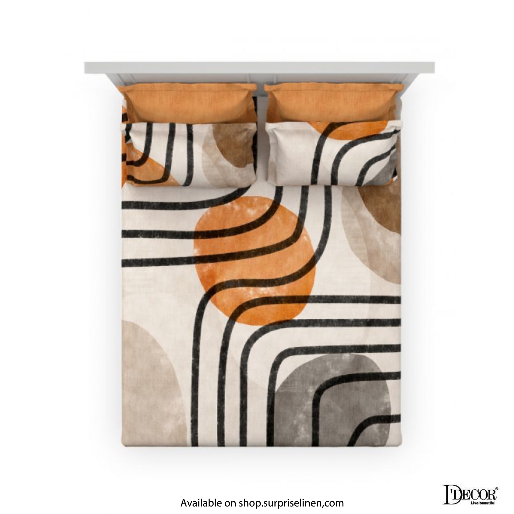 D'Decor - African Vibes Collection 100% Cotton Primo King Size Bed Sheet Set