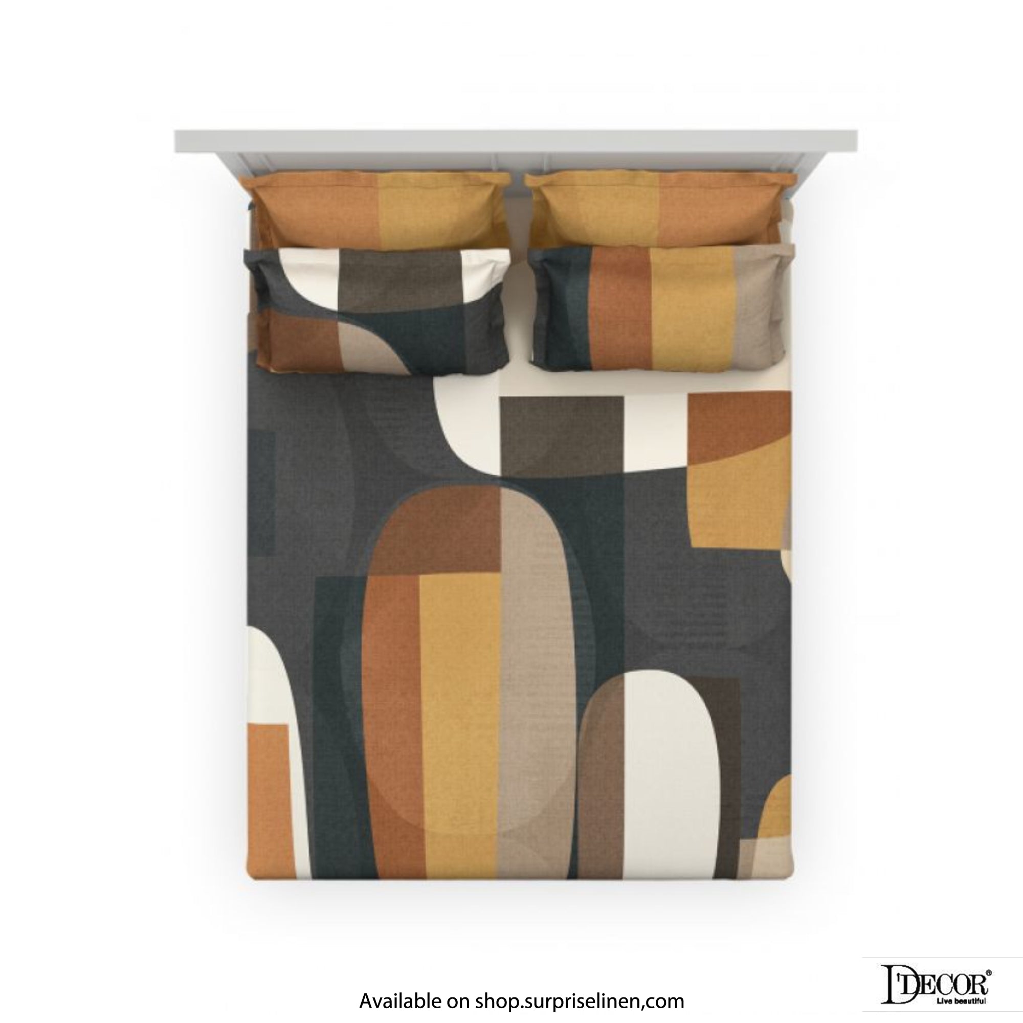 D'Decor - African Vibes Collection 100% Cotton Estilo King Size Bed Sheet Set