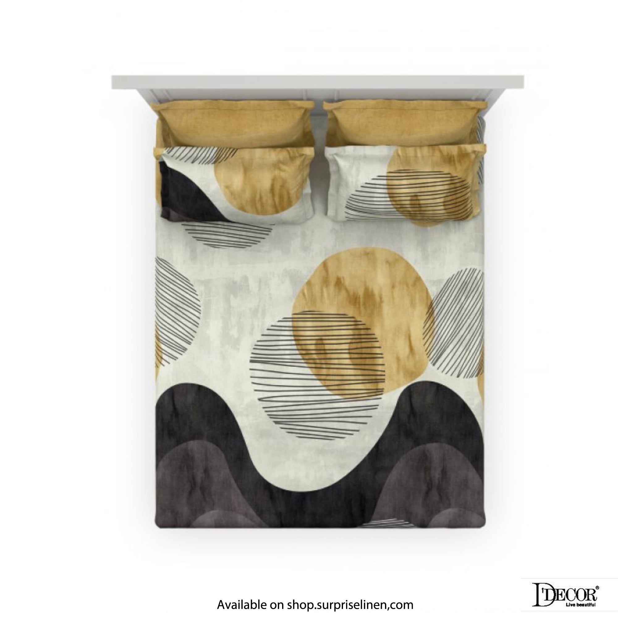 D'Decor - African Vibes Collection 100% Cotton Sapphiire King Size Bed Sheet Set