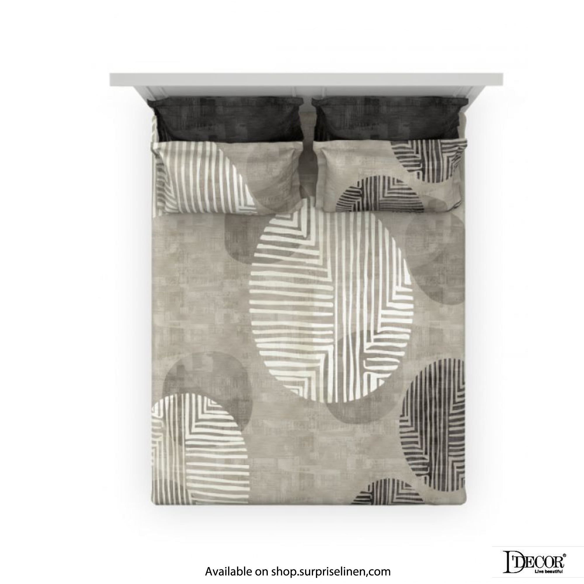 D'Decor - African Vibes Collection 100% Cotton Tribaluxe King Size Bed Sheet Set