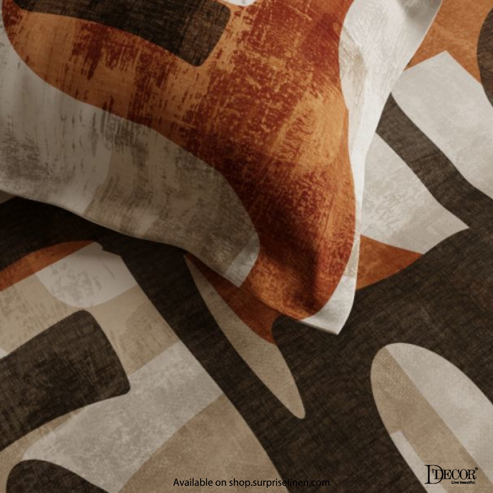 D'Decor - African Vibes Collection 100% Cotton Tribe Chic King Size Bed Sheet Set