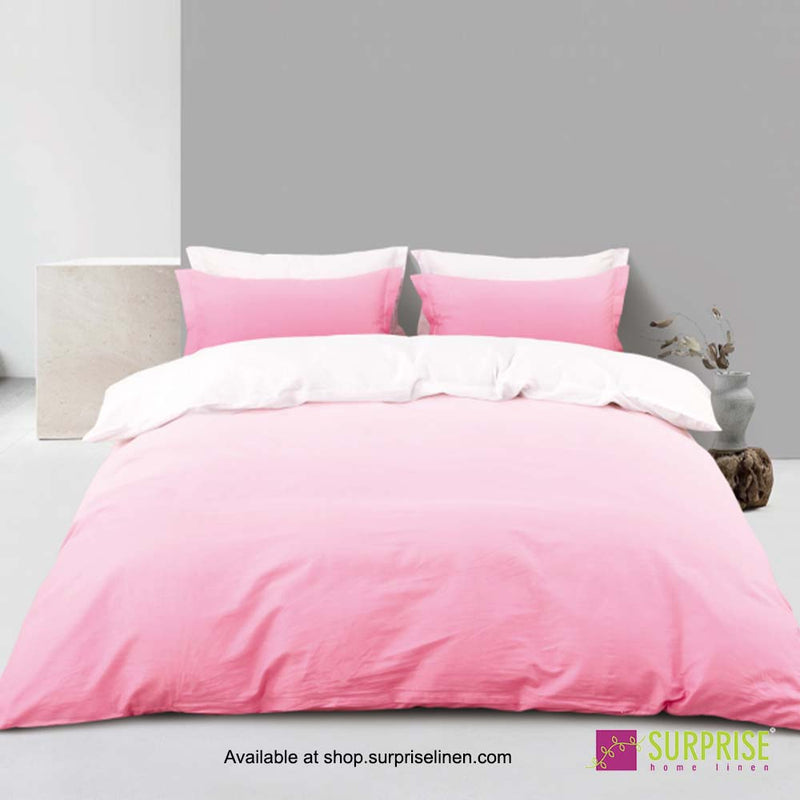New Elan Collection by Surprise Home - Super King Size 3 Pcs Bedsheet Set (Blush Pink)