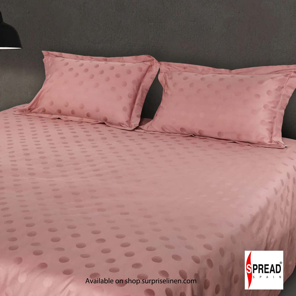 Spread Spain - Italian Jacquard Collection 750 Thread Count Bed Sheet Set (Salmon)