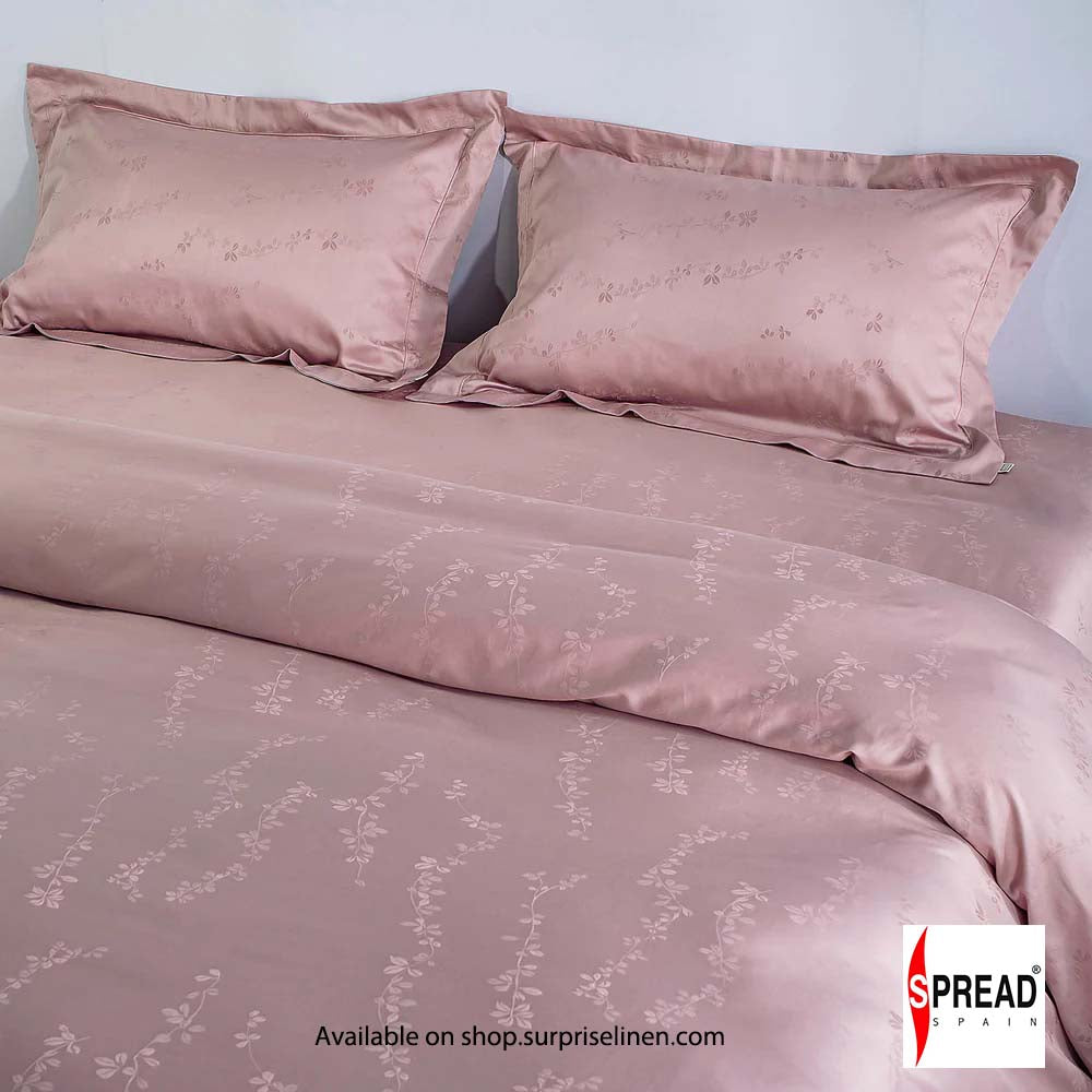 Spread Spain - Italian Jacquard Collection 750 Thread Count Bed Sheet Set (Rose)