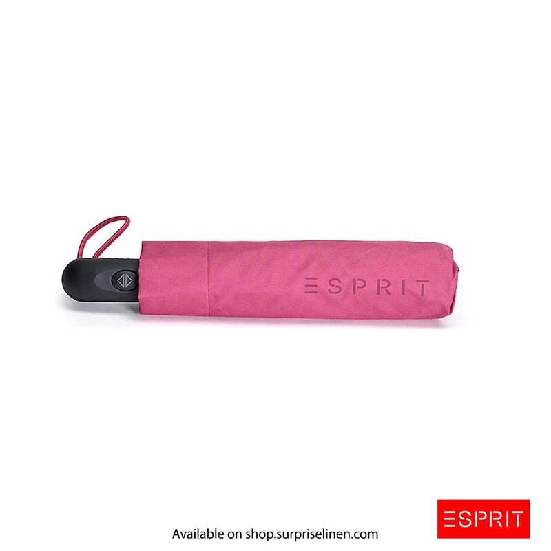 Esprit - Classic Solid Collection Easymatic Umbrella (Vivacious Pink)