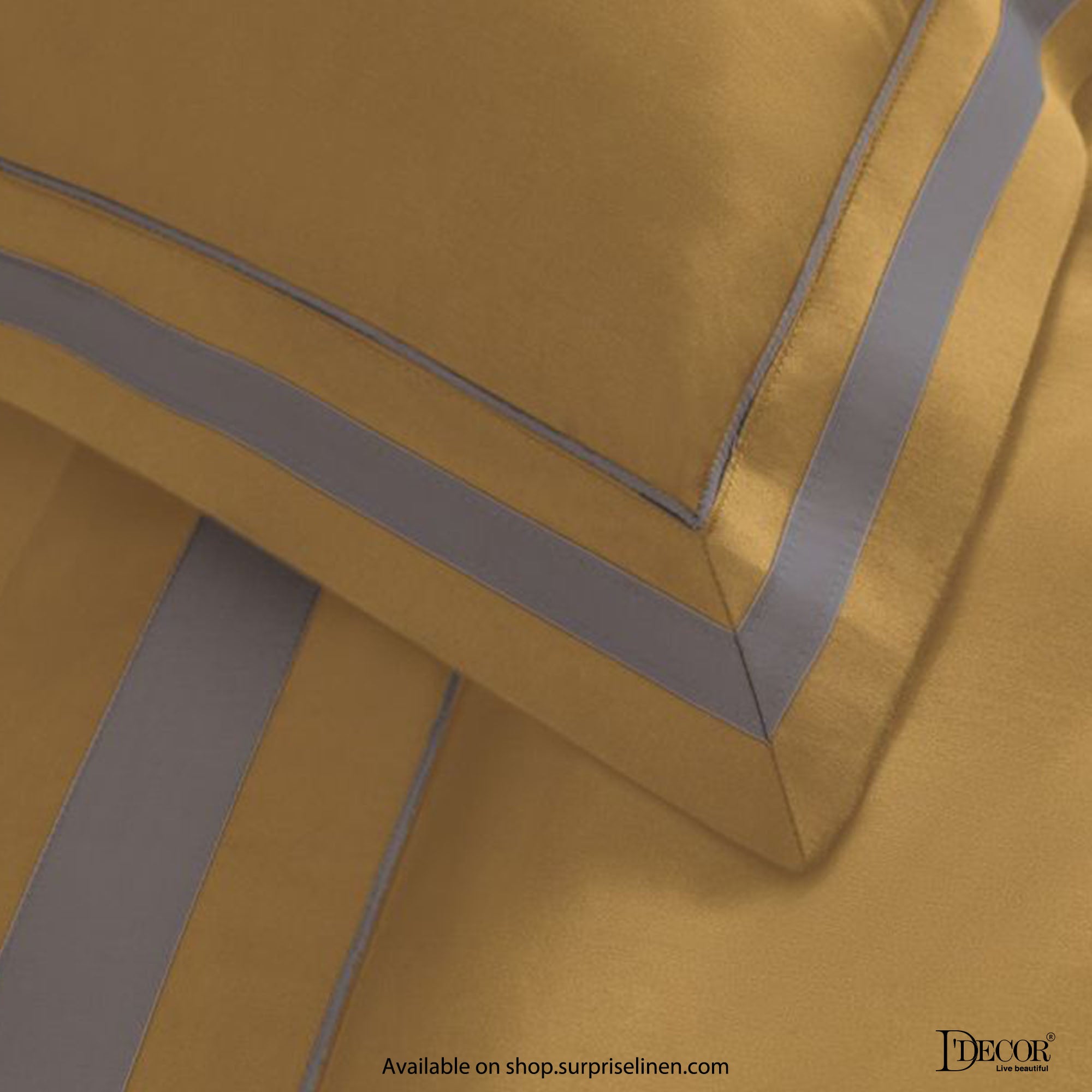 D'Decor - Urban Collection Harvest Gold Bed Sheet Set