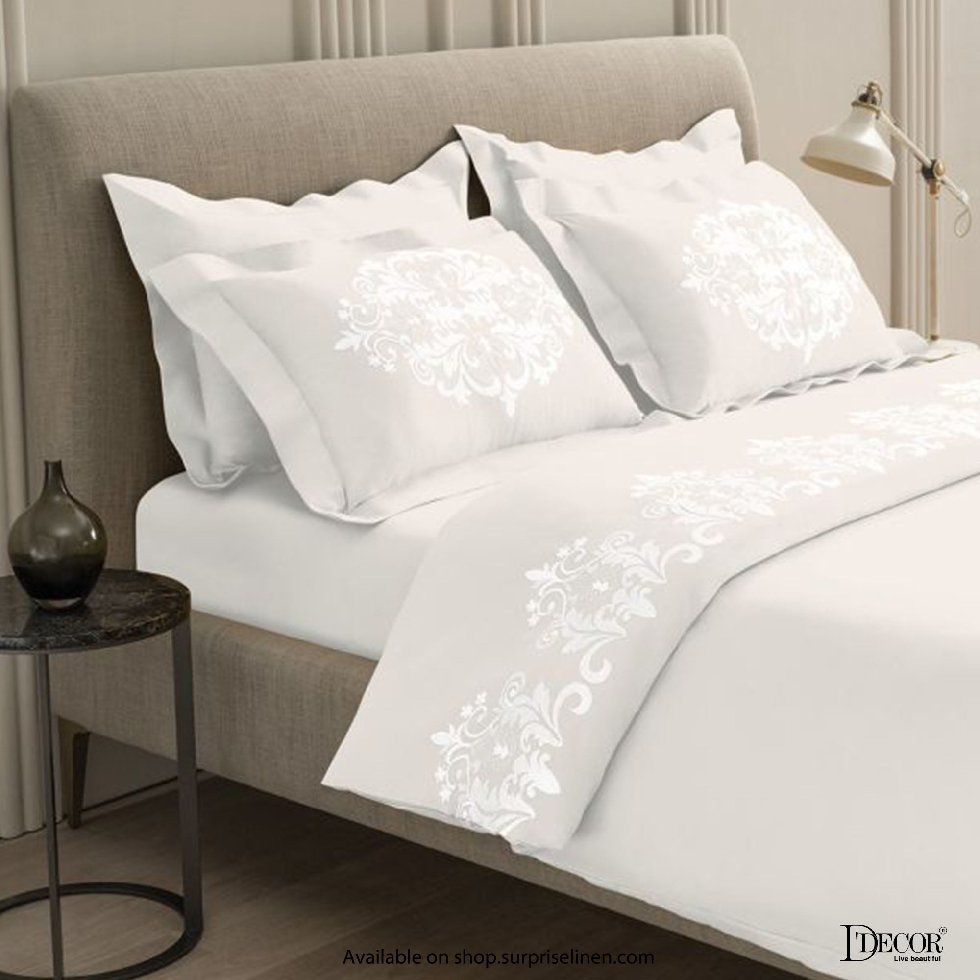 D'Decor - Urban Collection Damask Bed Sheet Set