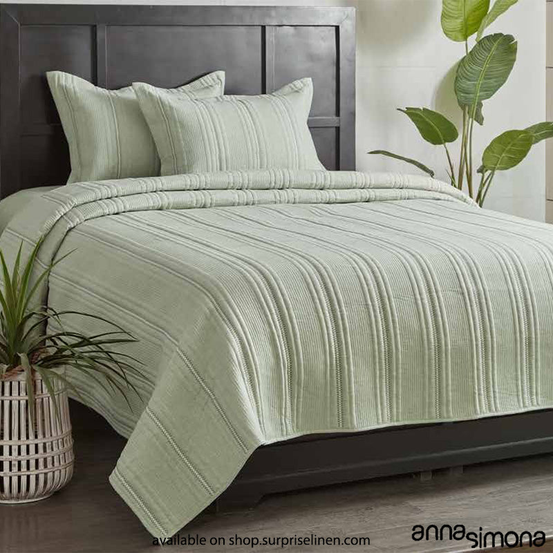 Anna Simona - Dylan 3 Pcs Bed Cover Set (Green)