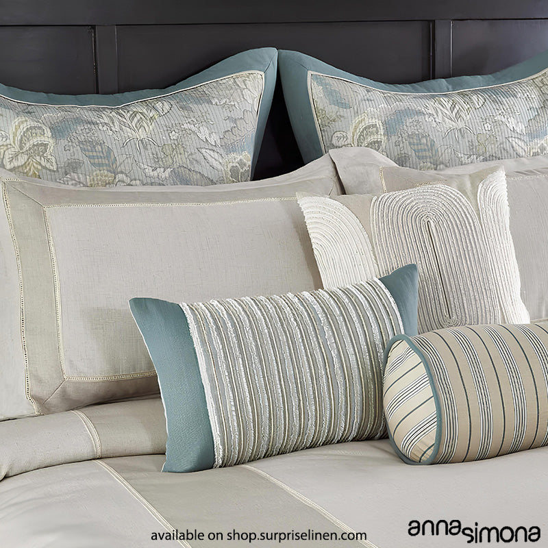 Anna Simona - Alchemist 8 Pcs Viscose Linen Duvet Ensemble (Natural)