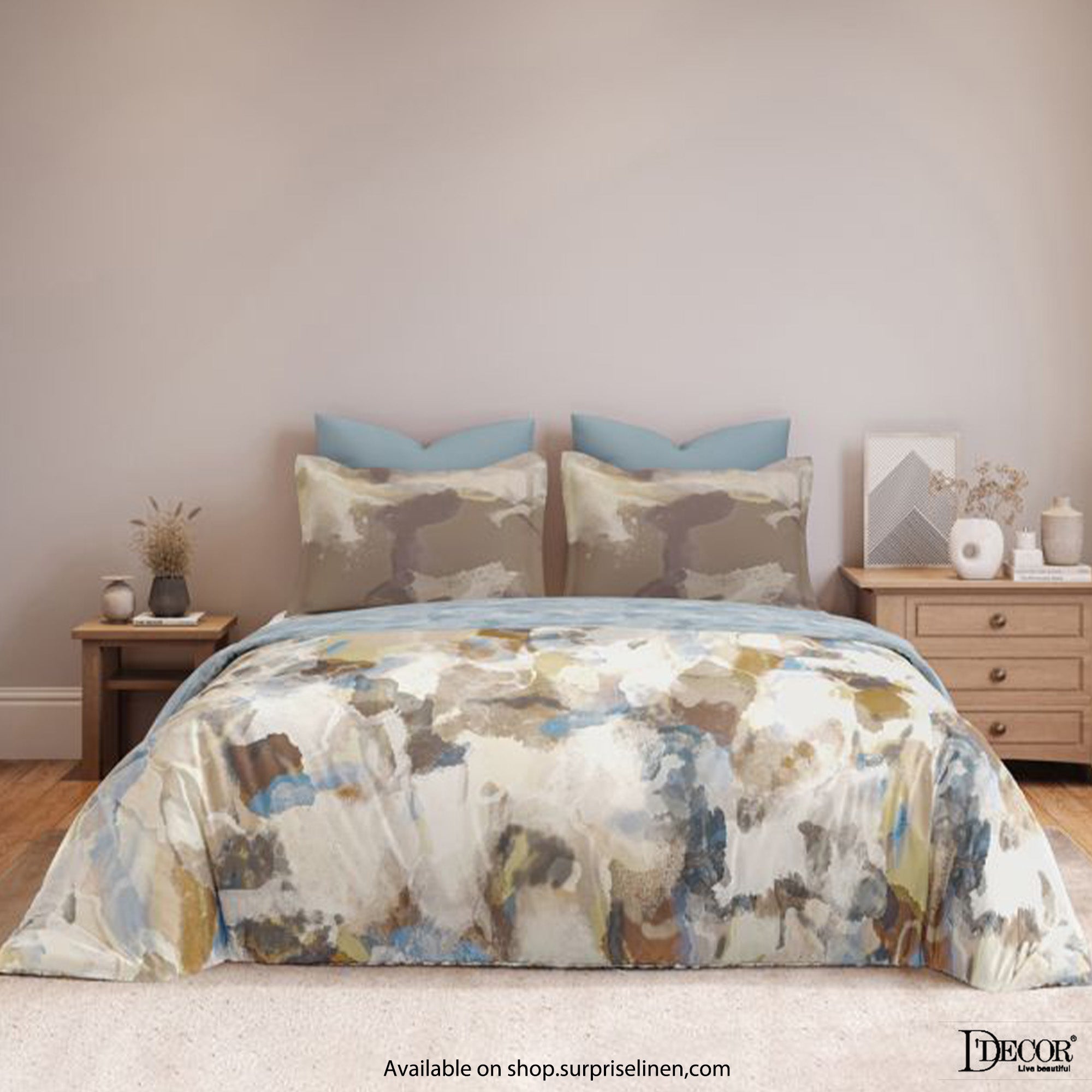 D'Decor - Primary Collection 100% Cotton 4 Pc Bed in a Bag Set (Empyrean)