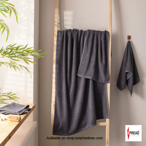 Spread Spain - Lightweight Luxury with Superior Absorbency The Bamboo Bath Towel (Dark Grey)