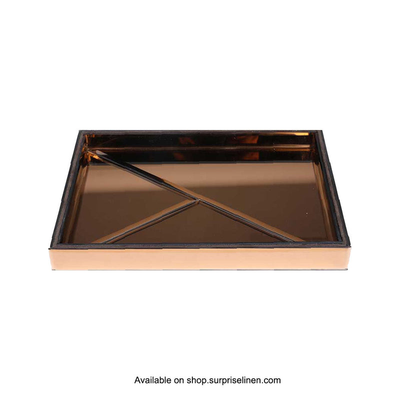 Surprise Home - Etonner Cut Glass 3 Pcs Bath Set (Bronze)