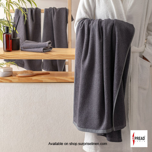 Spread Spain - Lightweight Luxury with Superior Absorbency The Bamboo Bath Towel (Dark Grey)