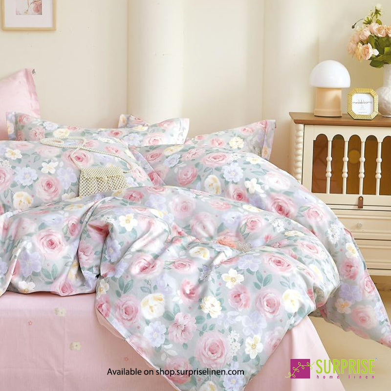 Surprise Home - Hues Blush Rose Mist Bedsheet Set