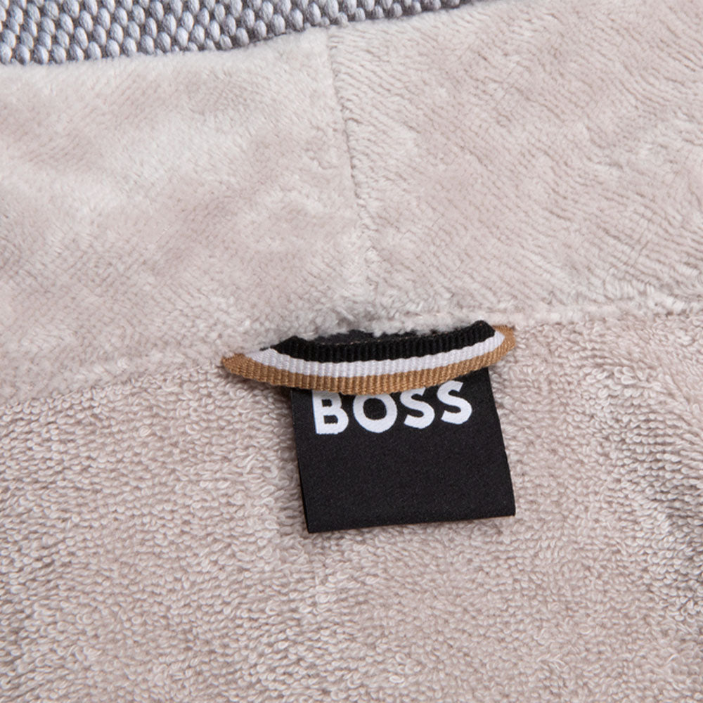 Hugo Boss - Lord 380 GSM 100% Cotton Velvet Bathrobe (Greige)