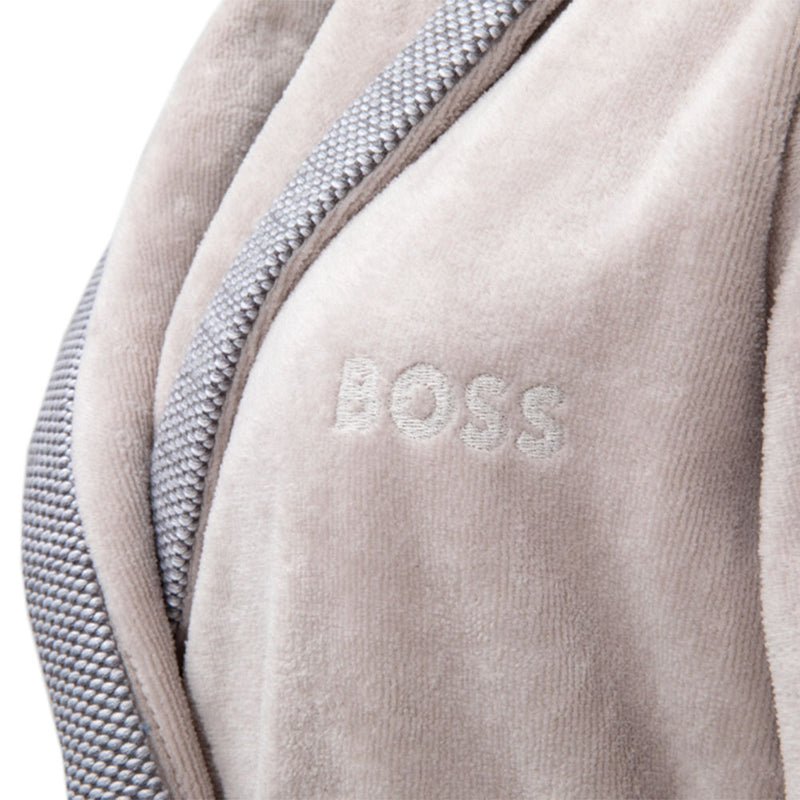 Hugo Boss - Lord 380 GSM 100% Cotton Velvet Bathrobe (Greige)