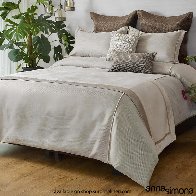 Anna Simona - Totem 8 Pcs Duvet Ensemble (Beige)