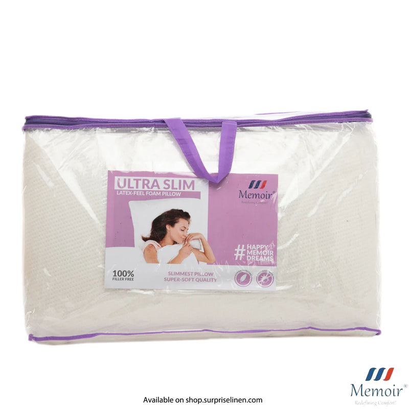 Memoir - Ultra Slim Latex-Feel Super Soft Foam Pillow