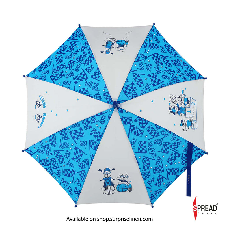 Spread Spain - Kids Long AC Umbrella (Blue)