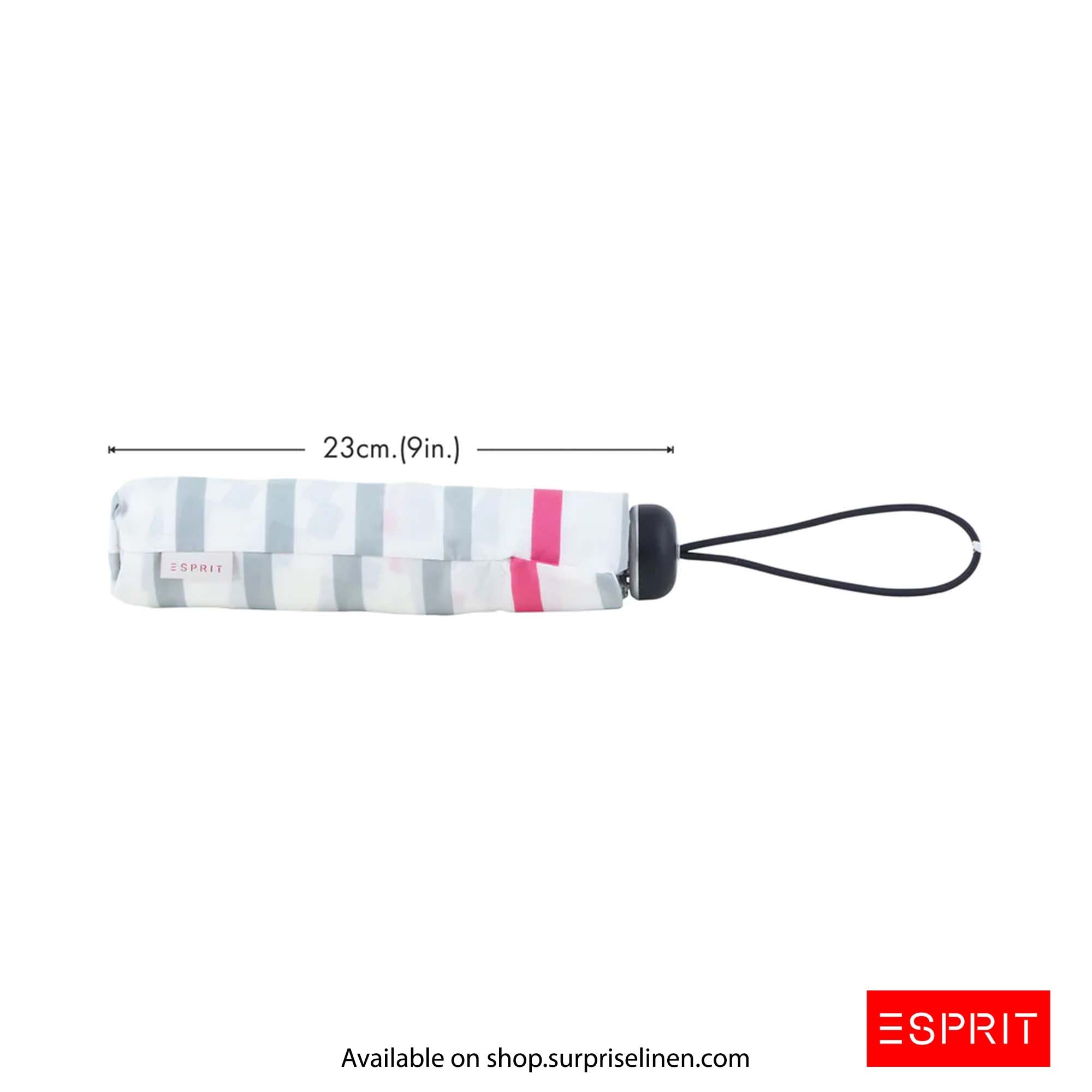 Esprit - Abstract Collection Mini Umbrella (White Stripe)