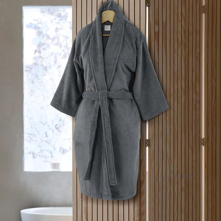 Spread Spain - Roman Bathrobe Collection Highly Absorbent & Soft Bathrobe (Grey)