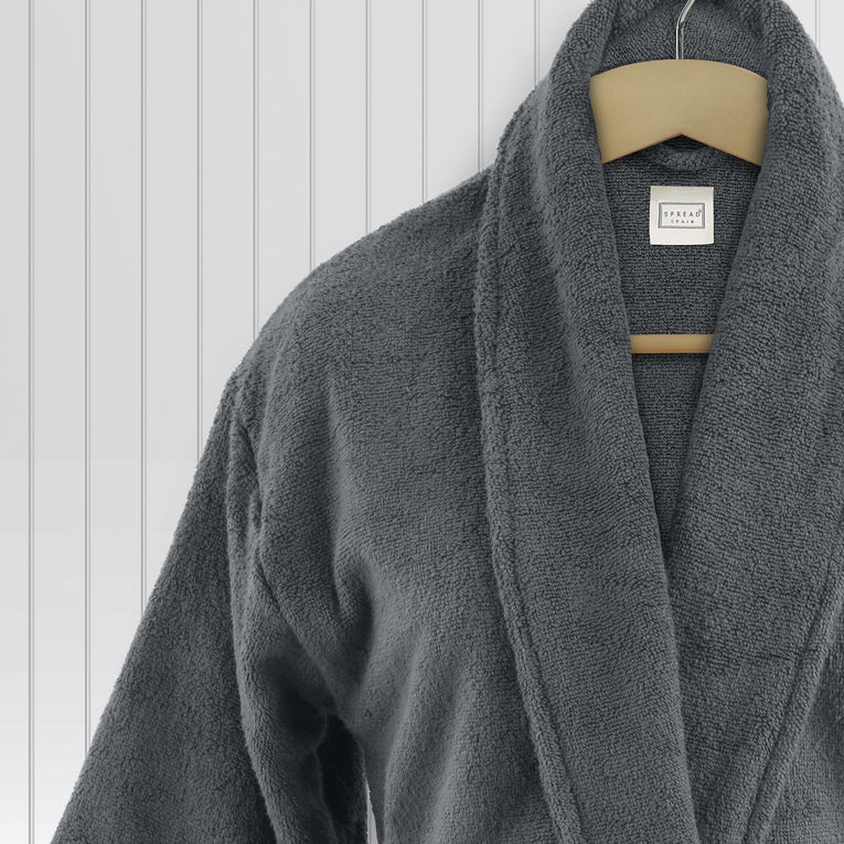 Spread Spain - Roman Bathrobe Collection Highly Absorbent & Soft Bathrobe (Grey)