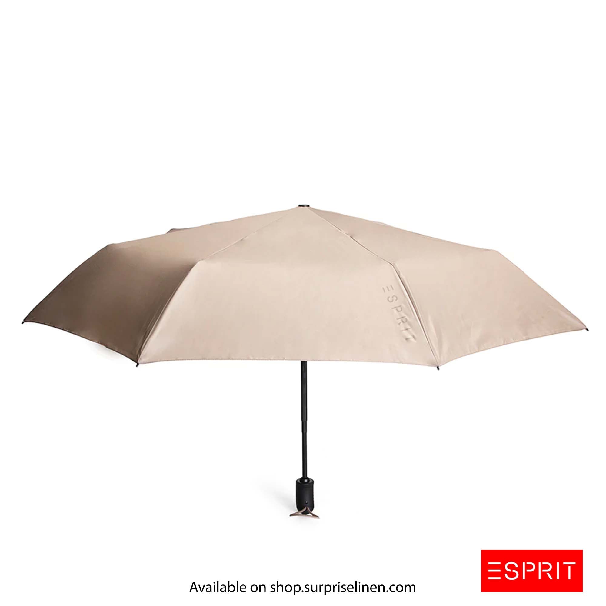 Esprit - Classic Solid Collection Easymatic Umbrella (Taupe Grey)