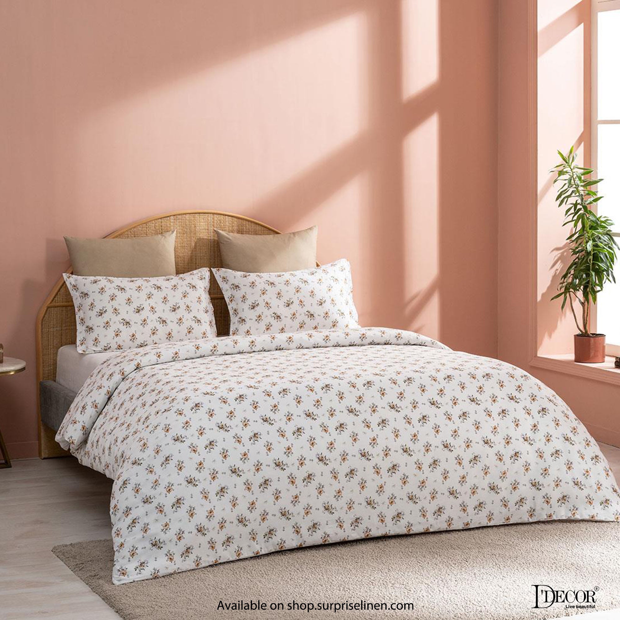 D'Decor - Vatika Bedding Collection Taffy Bed Sheet Set