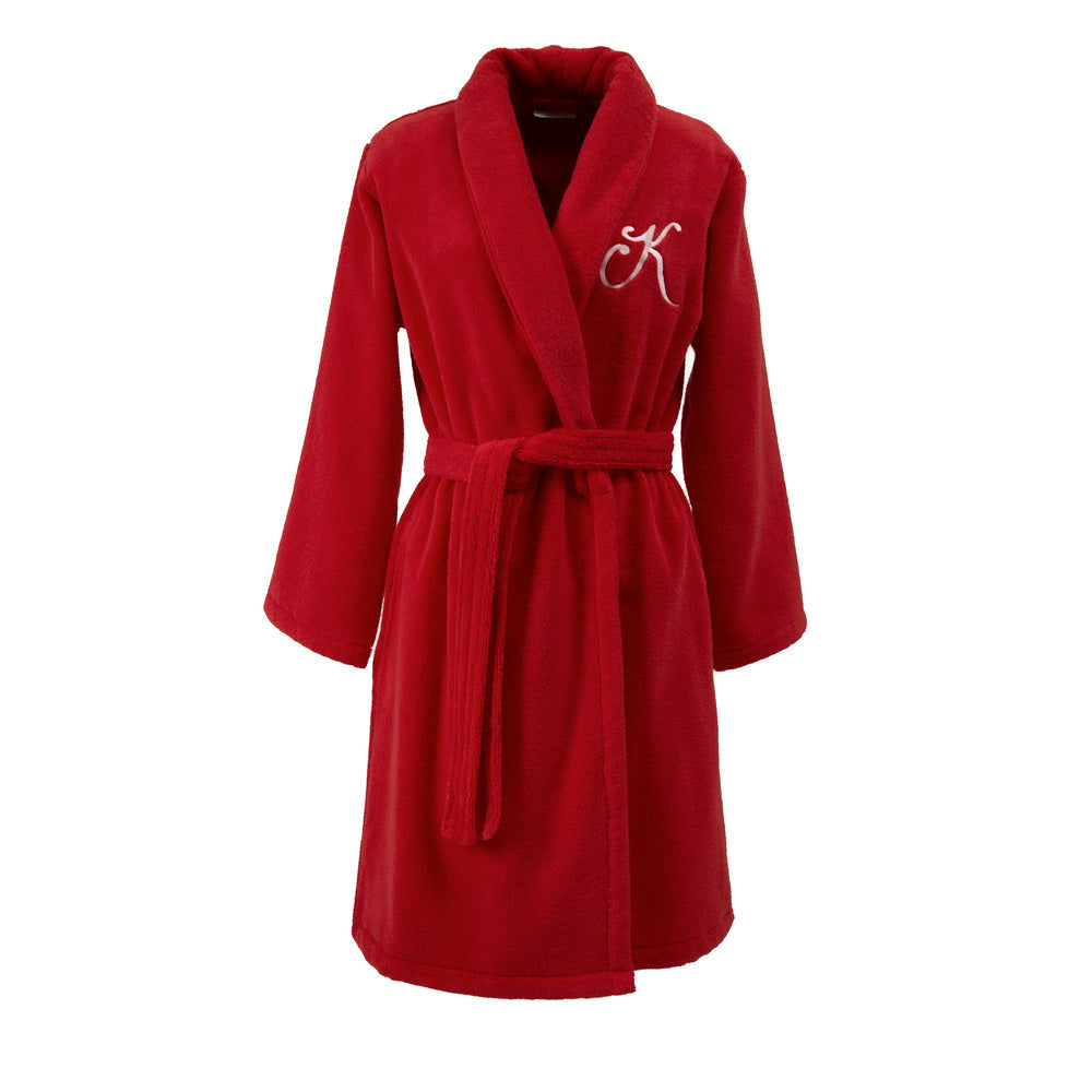 Kenzo - K Varisity Bathrobes / Kimonos in 420 GSM 100% Organic Cotton Bathrobe (Red)