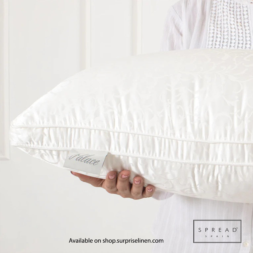 Spread Spain - Palace Standard Size Long Fibre Pillow Certified by a Swiss Laboratory