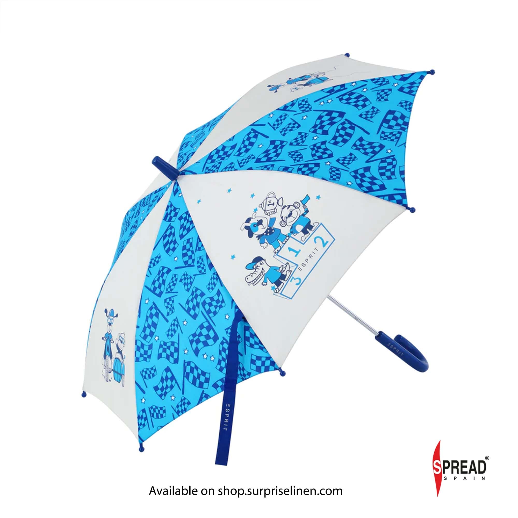 Spread Spain - Kids Long AC Umbrella (Blue)