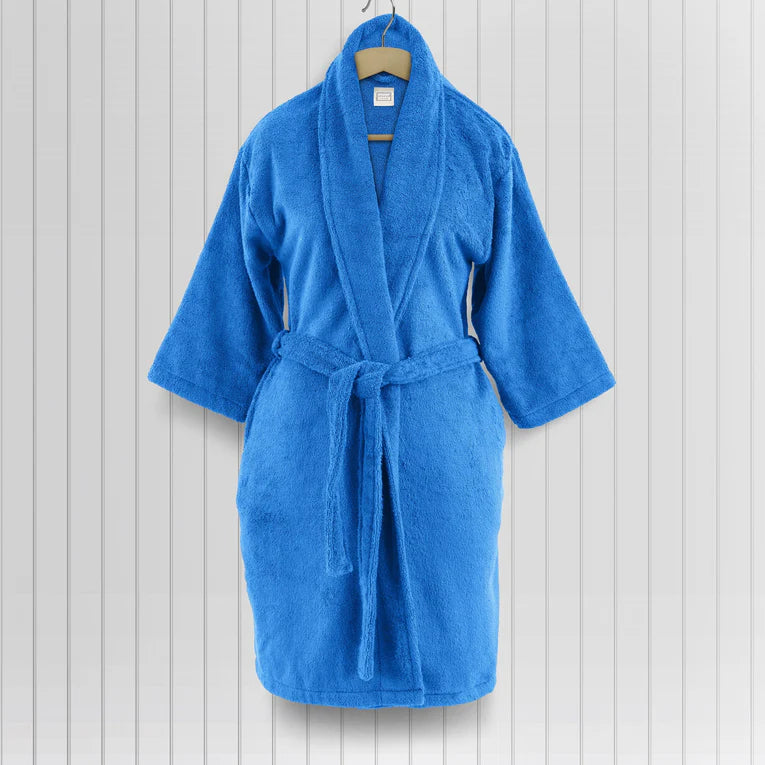 Spread Spain - Roman Bathrobe Collection Highly Absorbent & Soft Bathrobe (Azure)