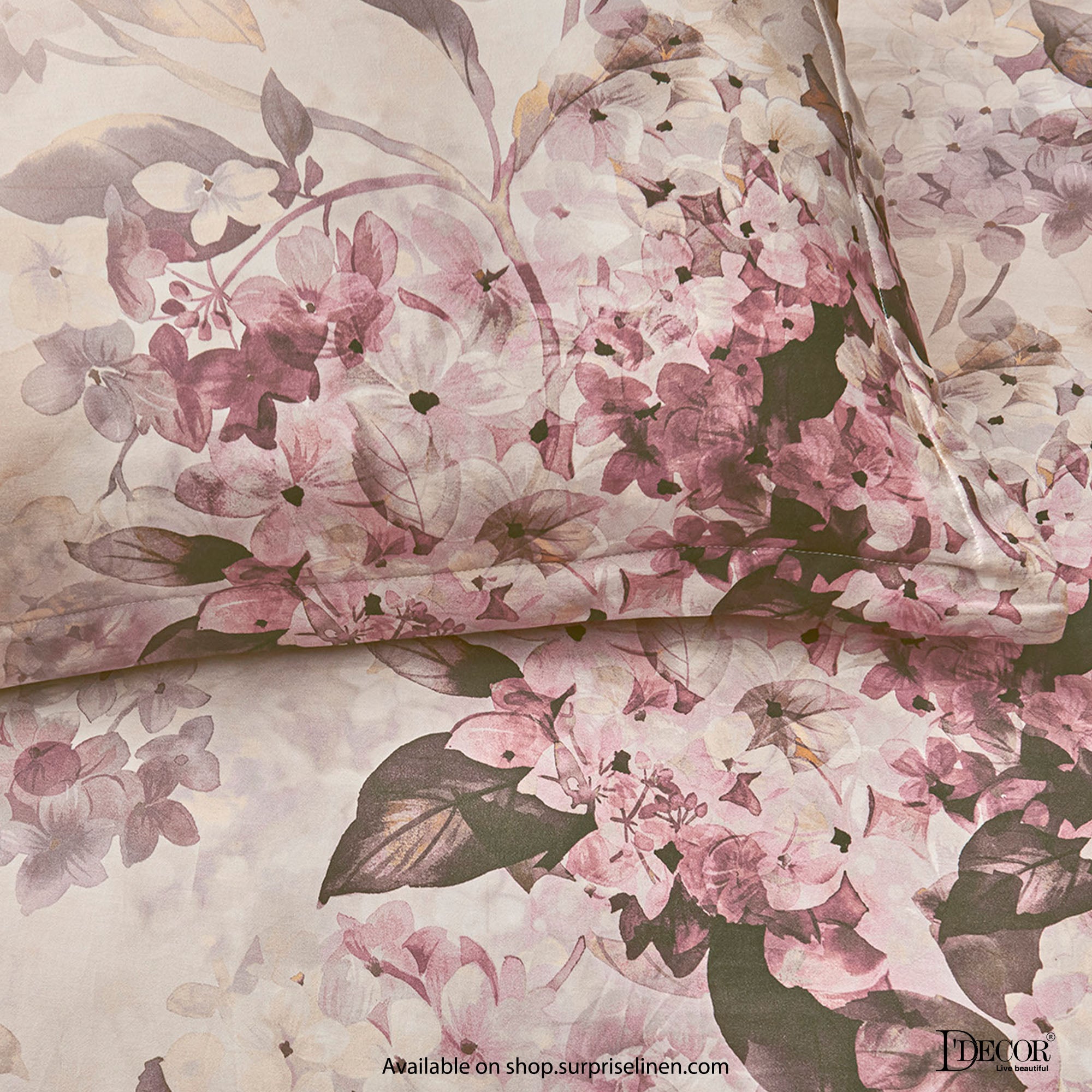 D'Decor - Fleur Collection Wild Rose Bed Sheet Set