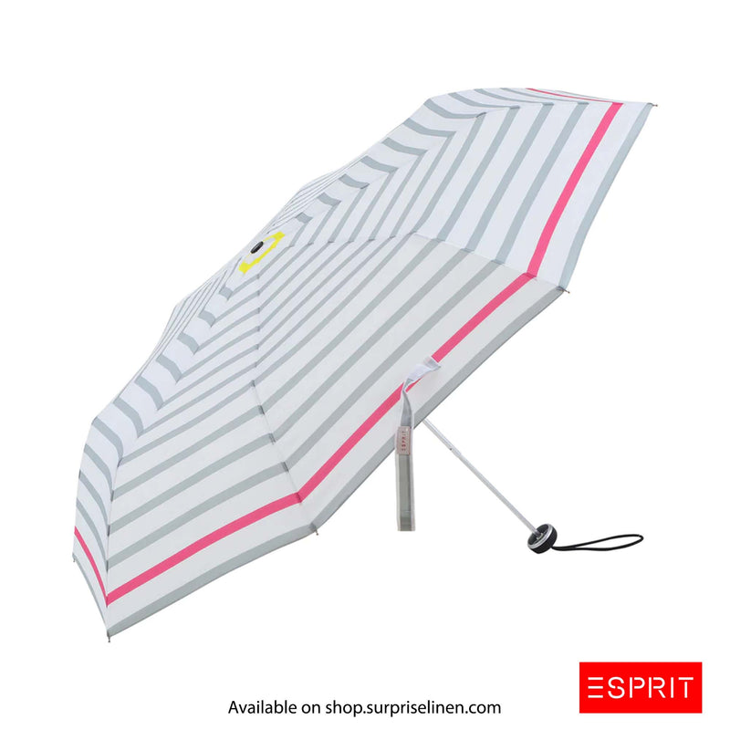 Esprit - Abstract Collection Mini Umbrella (White Stripe)