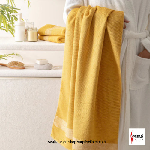 Spread Spain - Lightweight Luxury with Superior Absorbency The Bamboo Bath Towel (Yellow)