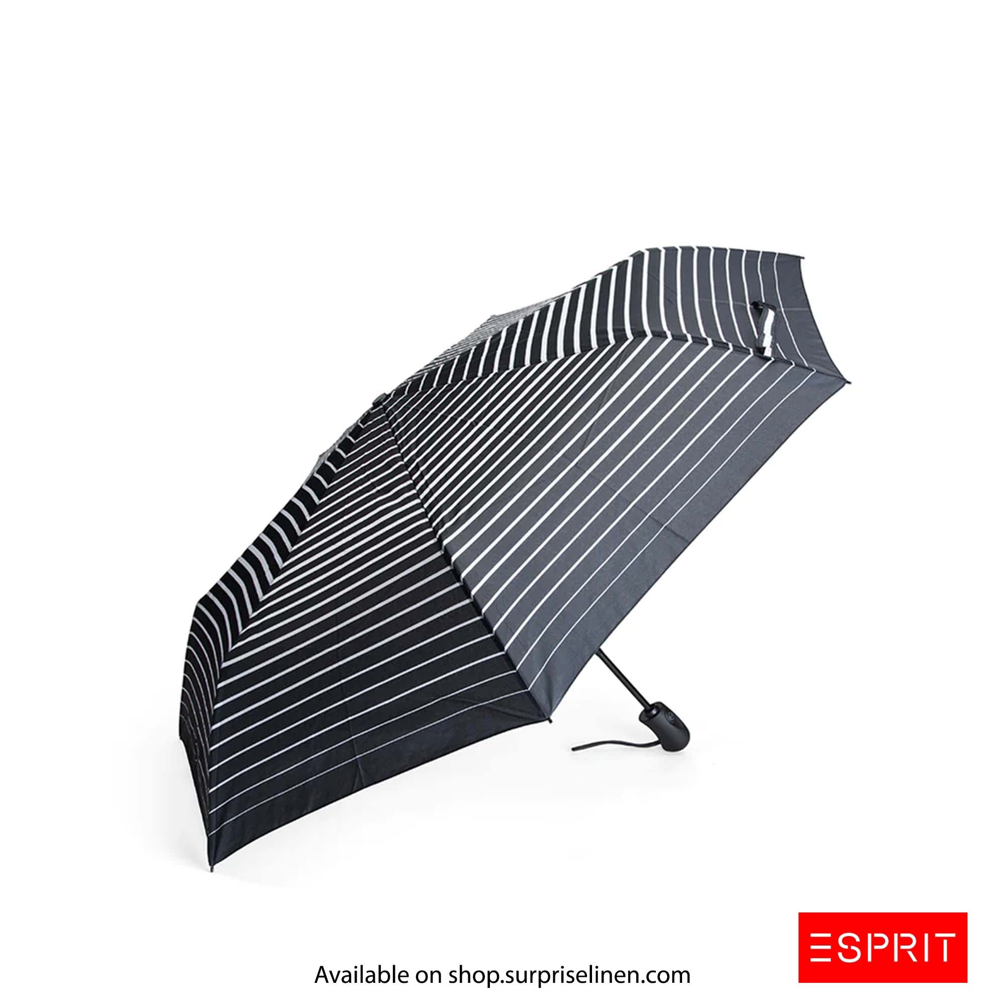 Esprit - Abstract Collection Easymatic Umbrella (Black Stripe)