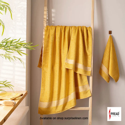Spread Spain - Lightweight Luxury with Superior Absorbency The Bamboo Bath Towel (Yellow)