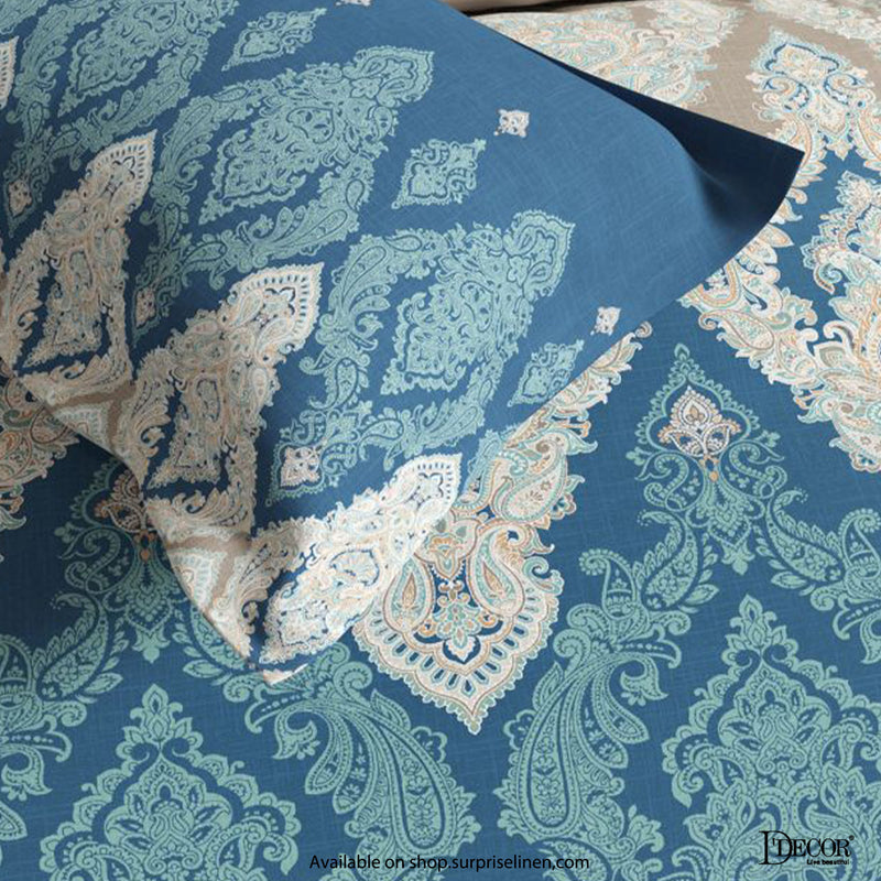 D'Decor - Souvenir Collection 100% Cotton 3 Pcs Bedsheet Set (Bridal Blush)