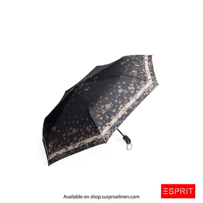 Esprit - Abstract Collection Easymatic Umbrella (Black Flower)