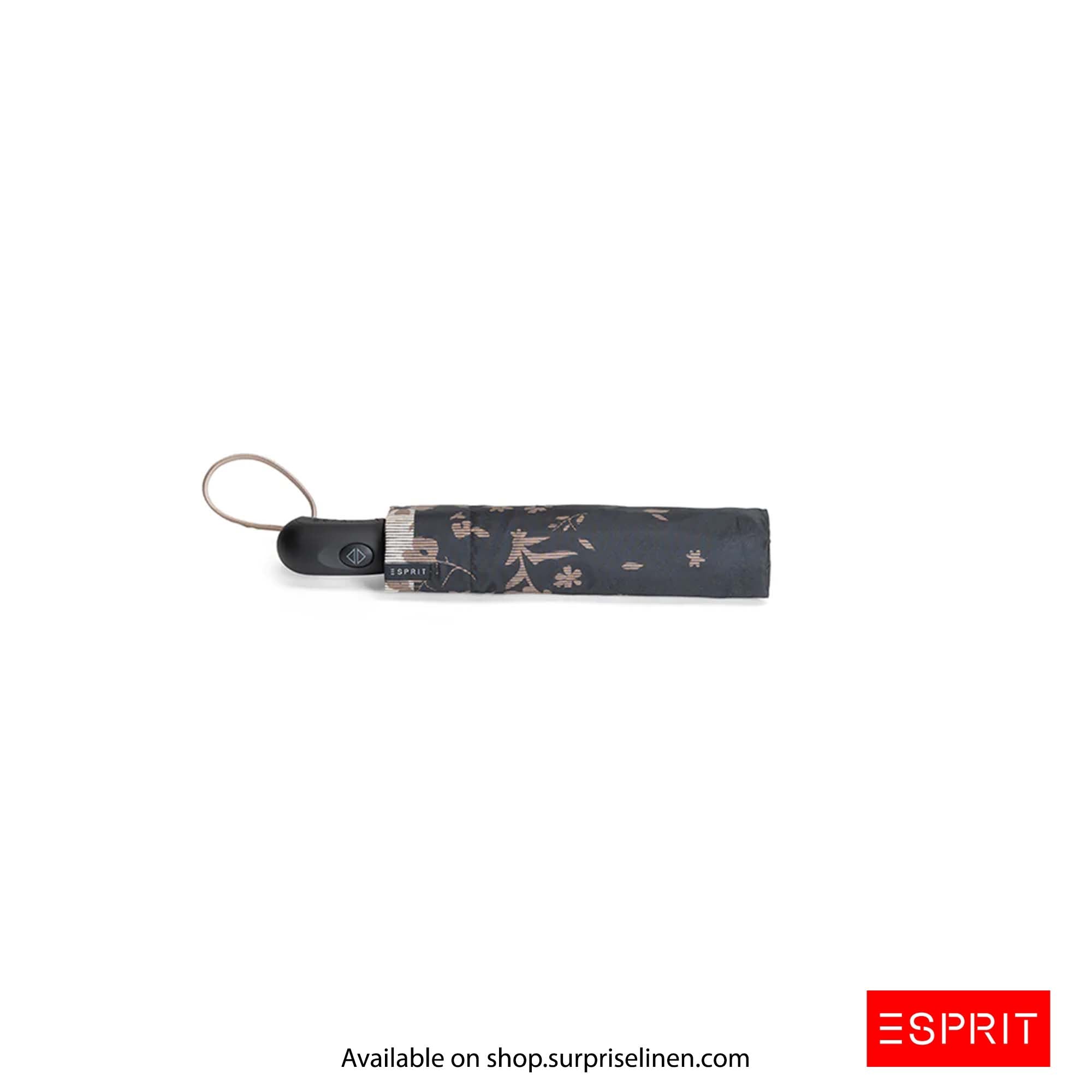 Esprit - Abstract Collection Easymatic Umbrella (Black Flower)